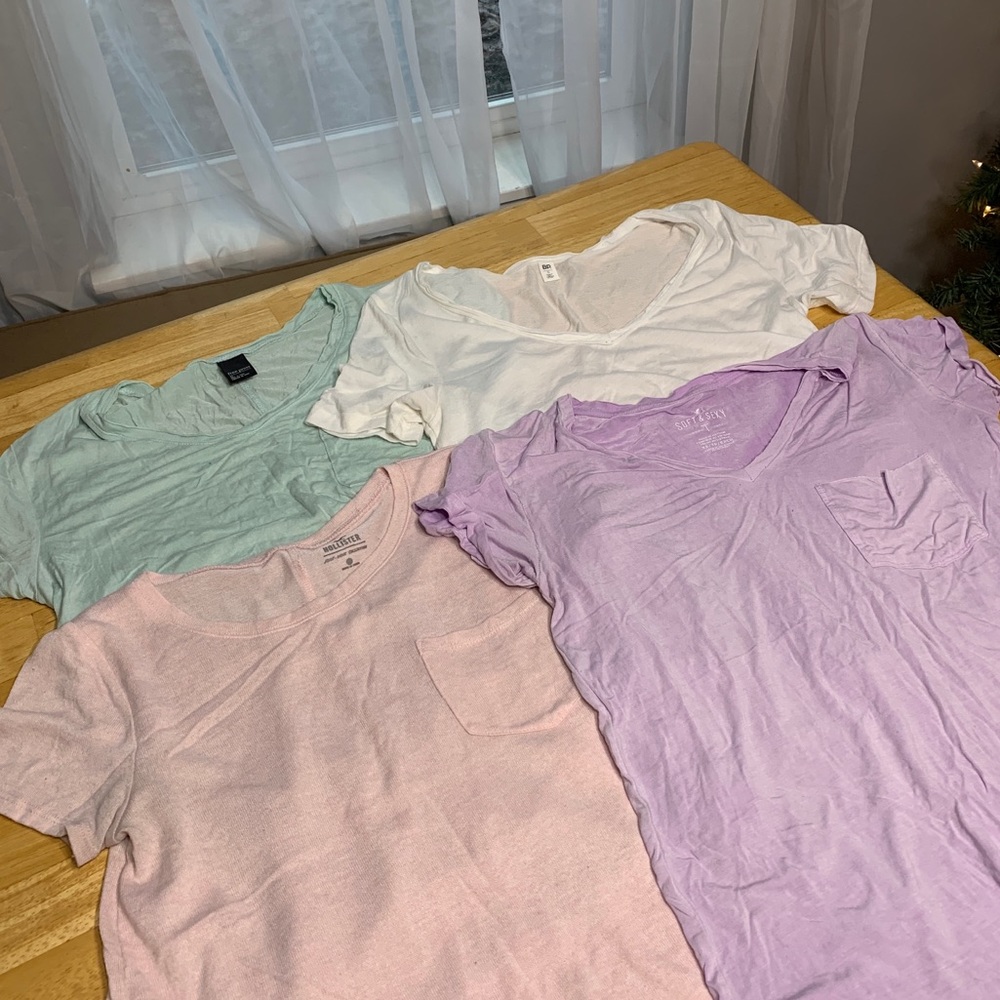 4 Assorted Tees